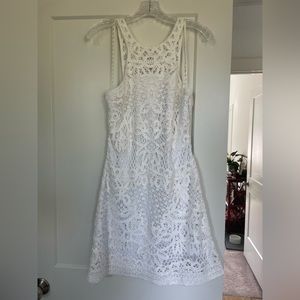 Lilly Pulitzer Jaimie Knit Shift Dress White Size Large
